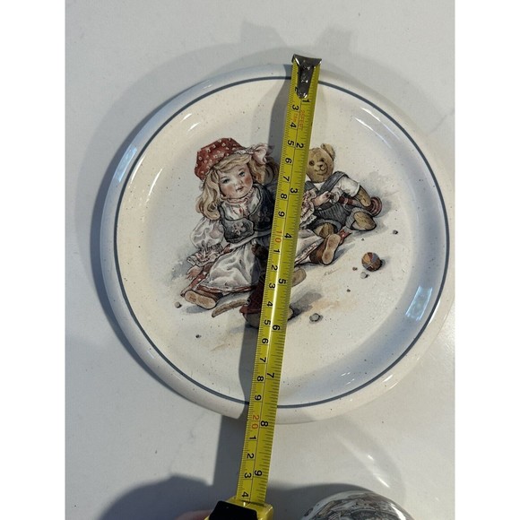 Pfalzkeramik Tea Dessert Set "Nostalgie" Doll Toys Handpainted Speckled Ceramic - Picture 7 of 15